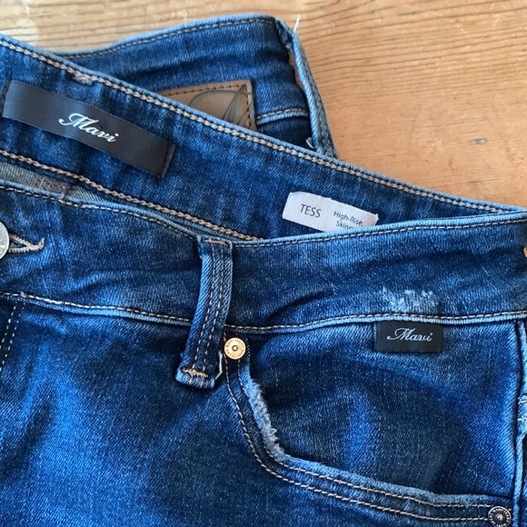 Mavi “Tess” high-rise skinny jeans in medium indigo wash - Picture 2 of 7